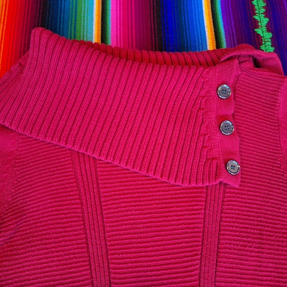 Style & Co Red tunic sweater - Picture 5 of 6